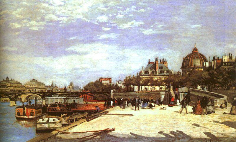 Pierre Renoir The Pont des Arts the Institut de France Germany oil painting art